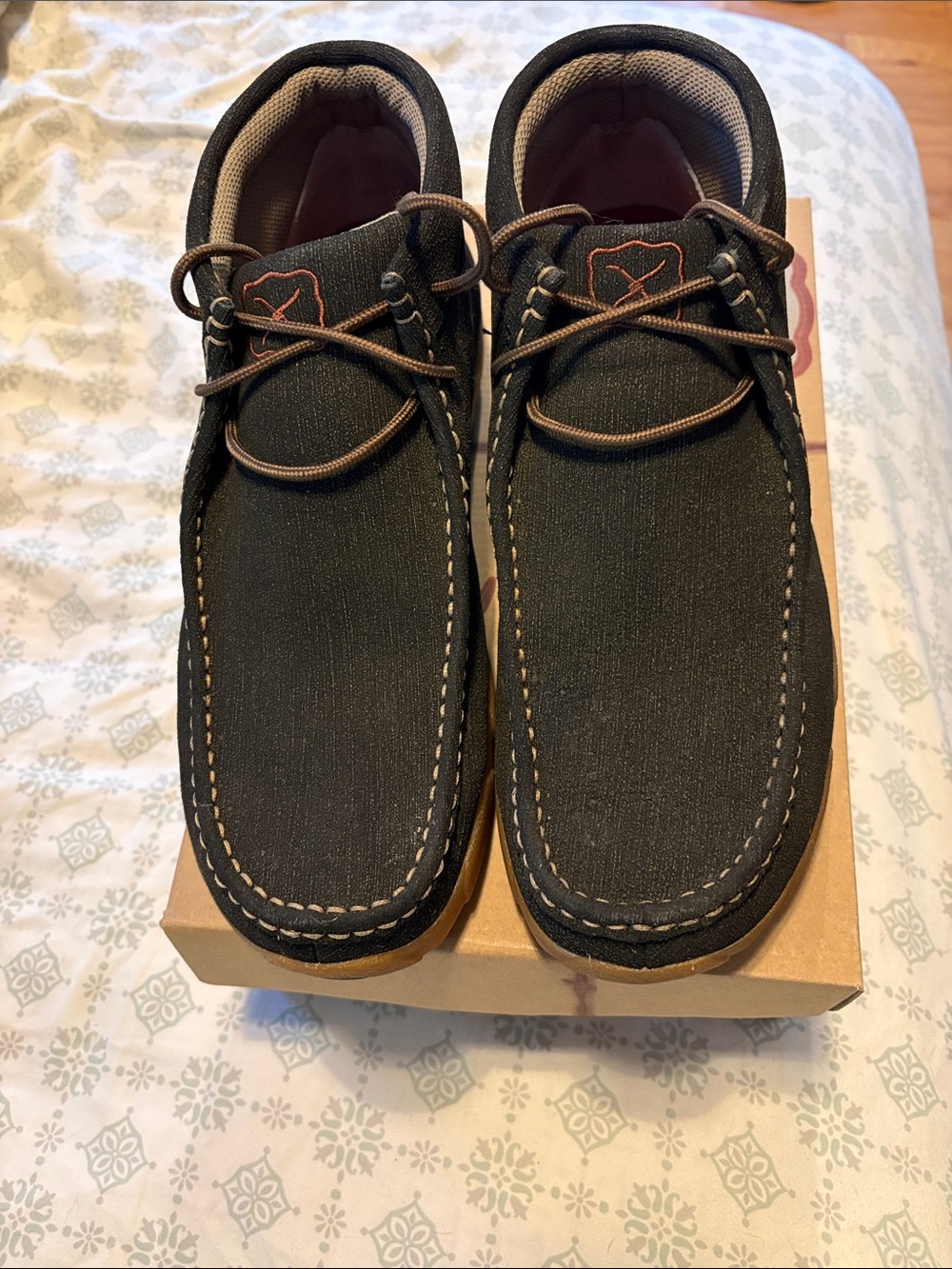 Twisted X Men's driving Mocs D Toe Shoes boots 10.5